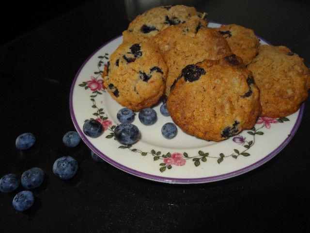 Les cookies moelleux aux myrtilles de Monsieur Arthur